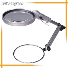 Hands Free складное настольное увеличительное стекло с металлической ручкой MG83024-1 для вышивки крестом