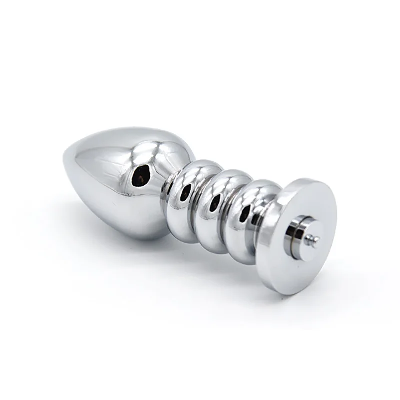 DLX Metal Anal Beads Heart Butt Plug Stimulator Sex Toys Dildo Steel No Crystal Jewelry product for Woman Gay | Красота и здоровье