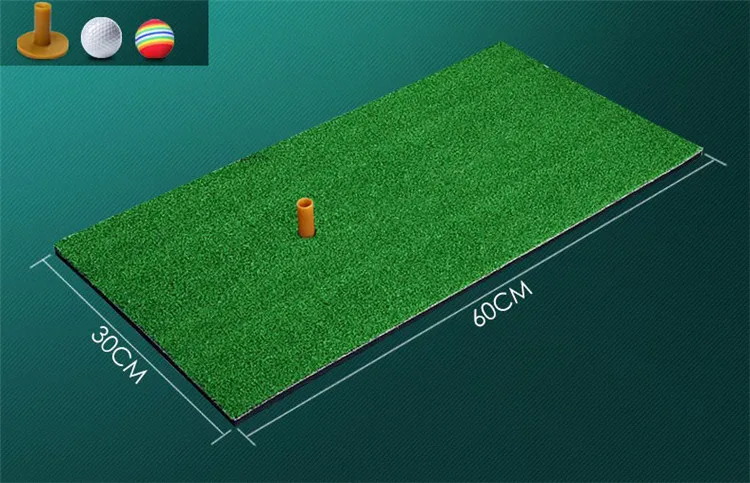 60x30 см Коврик для гольфа 1" x 24" крытые жилые тренировочные газон для гольфа тренировочные коврики резиновые тройник мяч бесплатно