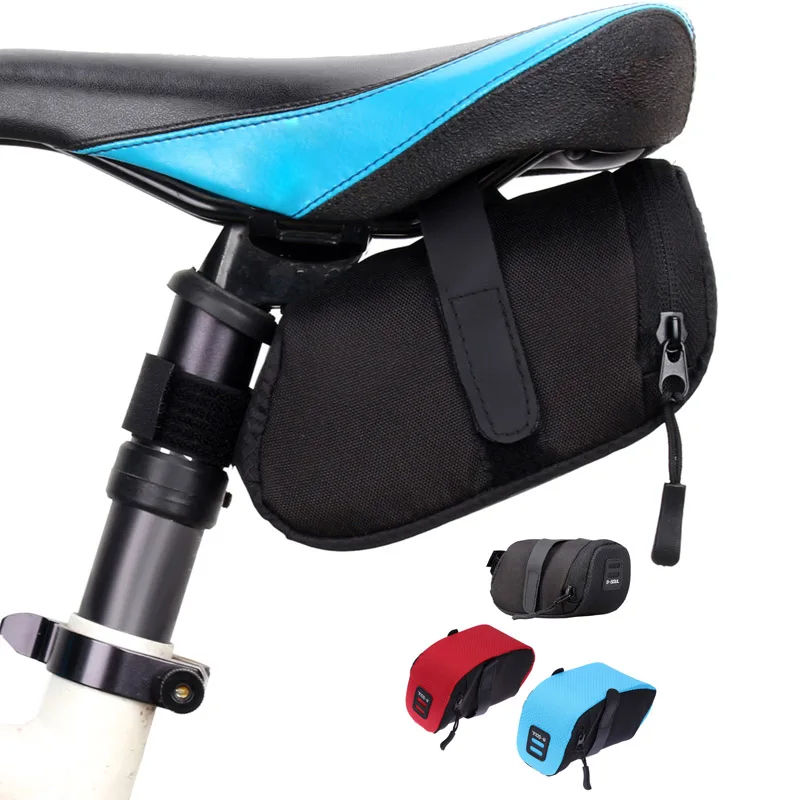 

1Pcs Pouch Outdoor Bicycle Bags Waterproof Storage Cycling Back Seat Bicycle Saddle Bag bicicleta bolsa 600D Nylon Seatpost Bag