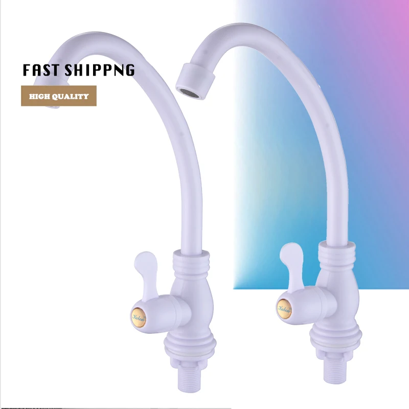 

Kitchen faucet Kitchen Tap Single Hole Water Tap torneira cozinha PP plastic Deck Mount single cold water