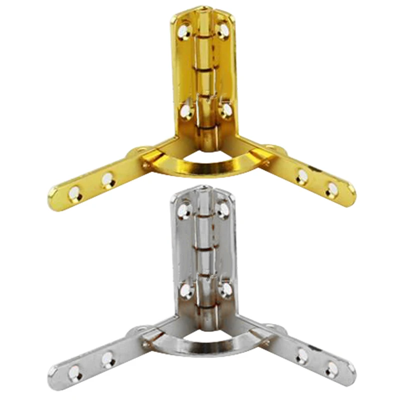 

10Pcs 31x41mm Retro Jewelry Boxs Hinge Support Iron Spring Hinge Antique Bronze Miniature Furniture Hinge Max Open 90/105 deg