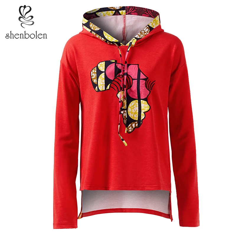 

Shenbolen African Men's Clothes Spring Wear Ankara Sweatshirt wax cotton Shirt High Quality Man And Women Clothes