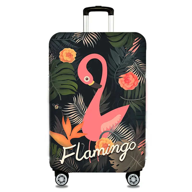 OKOKC эластичный толстый Фламинго чехол для чемодана защитный чехол для багажника чехол для 19 ''-32'' чехол для костюма - Цвет: T2225
