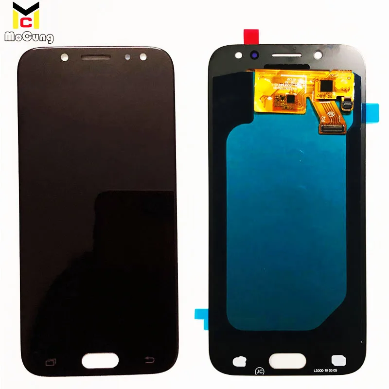 100% супер AMOLED LCD J530 2017 для Samsung Galaxy J5 J530F SM ЖК дисплей сенсорный экран дигитайзер TFT +