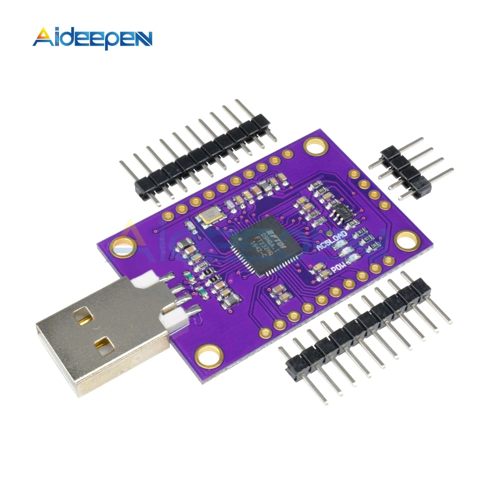 Многофункциональный высокоскоростной USB-модуль CJMCU FT232H для JTAG UART/ FIFO SPI/ I2C |