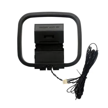 

NEW 1PCS FM AM Loop Antenna for Receiver with 3-Pin Mini Connector for Sony Sharp Chaine Stereo AV Receiver Systems