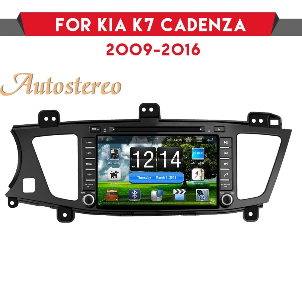 

Autostereo 8 core Android8 Android7 Car DVD Player GPS navigation For KIA K7 Cadenza 2009-2016 tape recorder unit multimedia