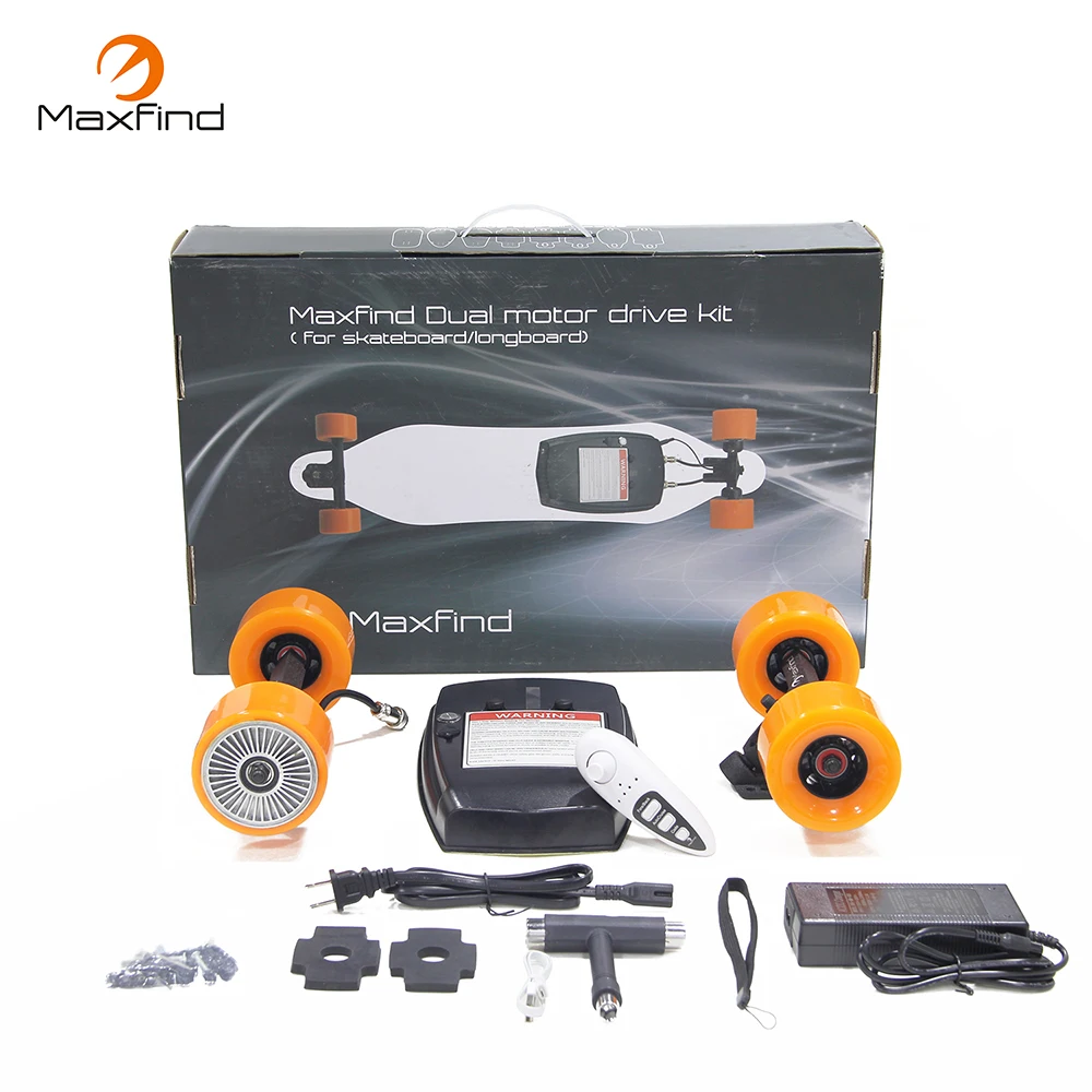 

Maxfind Single Motor Electric Longboard 4 Wheels Electric Skateboards with Remote Controller Self Balance Scooters Kits