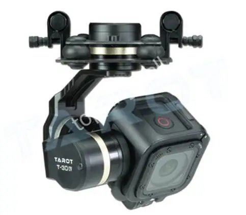 

Tarot GOPRO T-3D IV Metal 3 Axis Brushless Gimbal for GoPro Hero 4 Session TL3T02