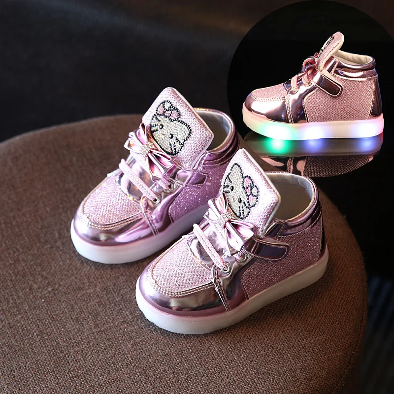 Kinder Turnschuhe Heiße Verkäufe Schöne Kühlen Us8 49 Mädchen Schuhe 15Off mädchen Europäischen Jungen Mode Led Beleuchtung 8n0wOPk
