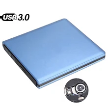 Внешний тонкий USB 3,0 DVD горелка DVD-RW VCD CD RW устройство для записи дисков Superdrive Портативный для Apple Pro Air iMAC НОУТБУК