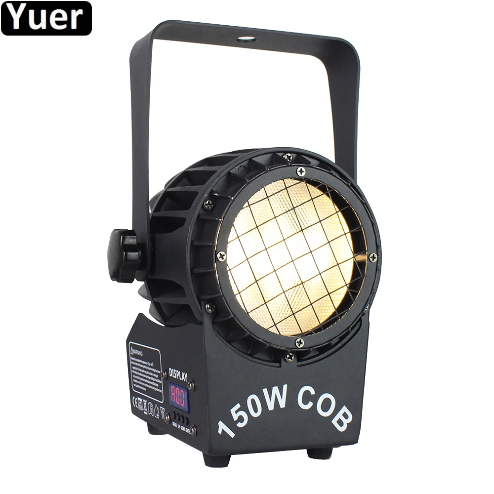

New Wedding Light 150WCOB Warm White/Cold White Color LED Par Light With Strobe DJ Disco Light For Party Club Bar Stage Lighting
