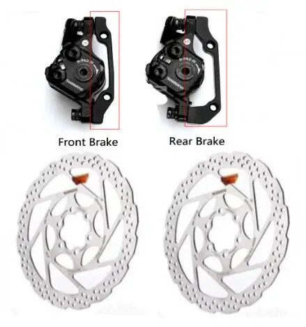 BR-M375 MTB велосипед тормозной BR-M375 Велосипедный тормозной суппорт для RT54 RT56 передний задний HS1 G3 160/180 мм ротор запчасти для велосипеда - Цвет: M375 set RT56 160