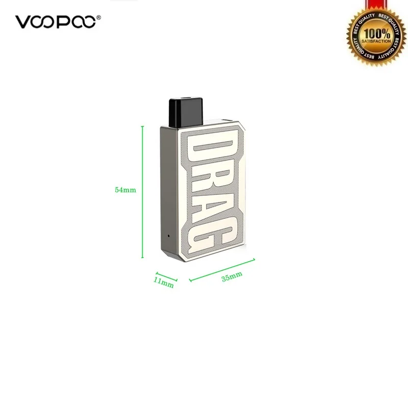 Оригинальный набор Voopoo Drag Nano 750 мАч компактный 1 мл Pod встроенный аккумулятор VS