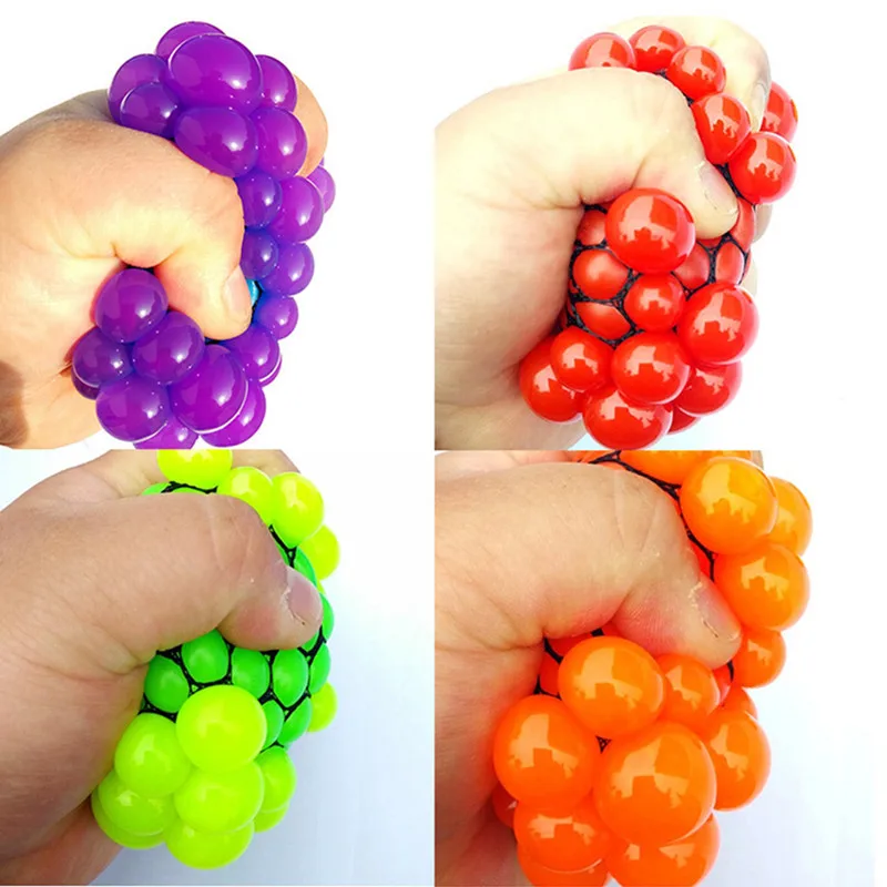 Забавный мячик для снятия стресса 6 см/5 см Novetly Squeeze Ball ручных упражнений на