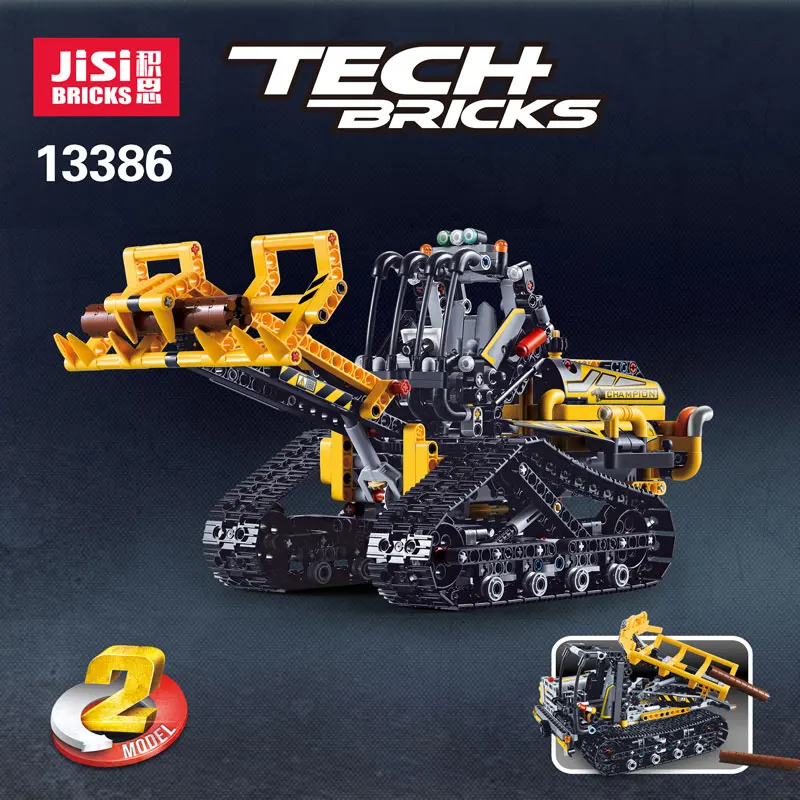 

827pcs Decool Technic 2in1 Compatible lepinly Technic 42094 Tracked Loader City model building blocks Toys bricks childrens gift
