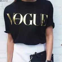 MSAISS Brand Fashion Brand Vogue T-Shirts Print Women T Shirts O-Neck Short Sleeve Summer Tops Tees S-4XL