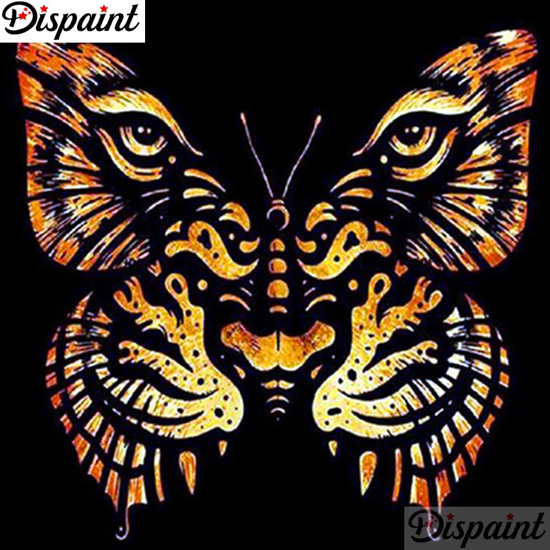 

Dispaint Full Square/Round Drill 5D DIY Diamond Painting "Animal Butterfly eye"Embroidery Cross Stitch 3D Home Decor Gift A25384