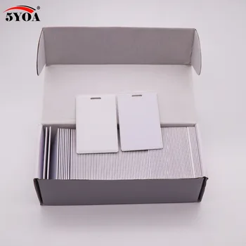 

100pcs EM4305 T5577 Thick Blank Card 1.8mm RFID Chip Cards 125 khz Copy Rewritable Writable Rewrite Duplicate 125khz