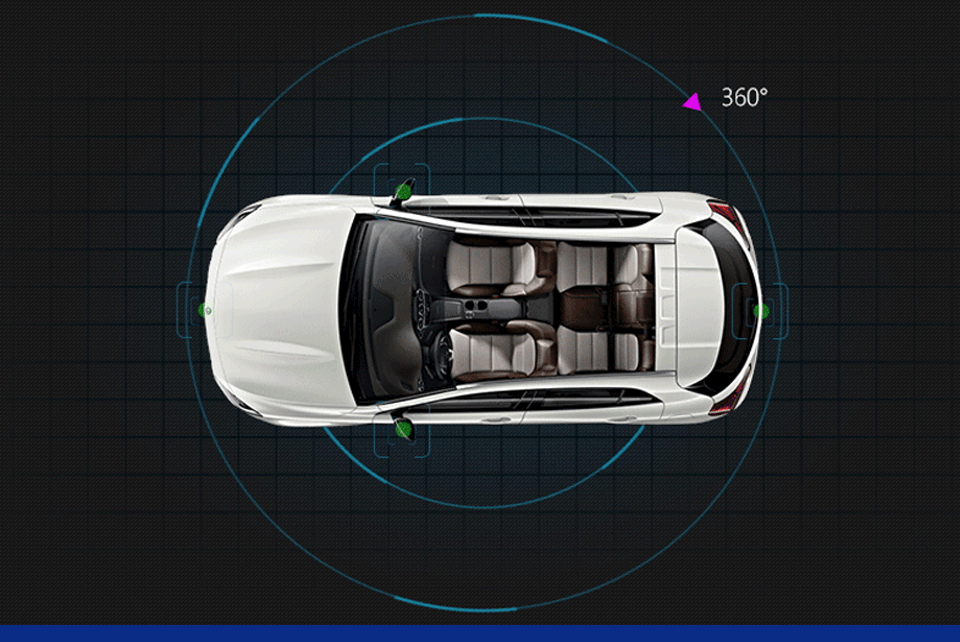 Автомобильная 360 камера панорамный вид с птичьим глазом реверсивное изображение четырехполосный рекордер для вождения слепой зоны мониторинг звездного света ночное видение