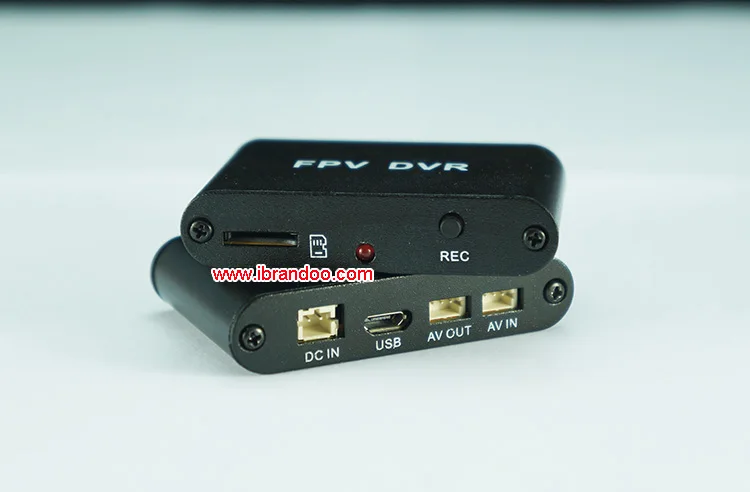 FPV 1CH DVR front and rear panel