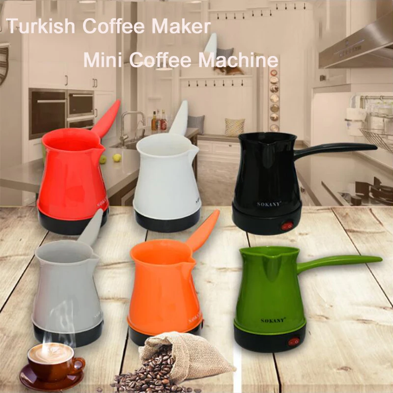 

Turkish Coffee Maker Mocha Pot Espresso Mocha Machine Filter Tool Electric Water Kettle Stainless Steel Portable Water Boiler