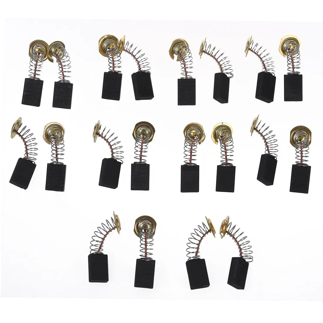 

20 Pcs Spring 7/11" x 7/16" x 1/5" CB303 Carbon Brushes for Makita Motor