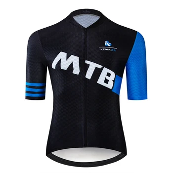 

KEMAITA New Short Sleeves Cycling Maillot Quick Dry Pro MTB Jersey Team Cyclist Clothing
