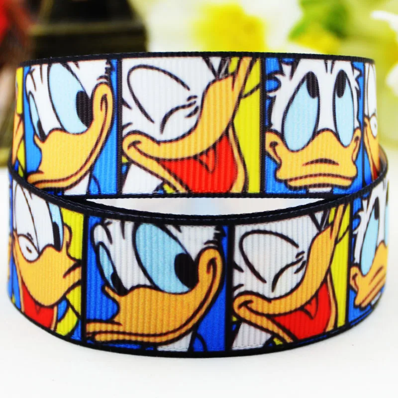 

7/8'' (22mm) Mickey Easter Cartoon Character printed Grosgrain Ribbon party decoration satin ribbons X-02052 OEM 10 Yards