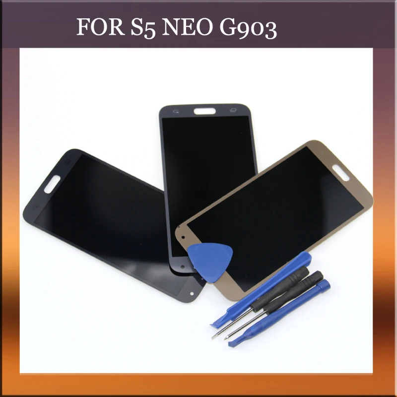

For Samsung Galaxy S5 Neo G903 G903F Phone LCD Display AMOLED LCDs Touch Digitizer Screen Assembly Replacement