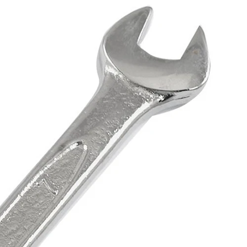 Silver Tone 5.5mm x 7mm U Shape Double Open-ended Wrench Tool