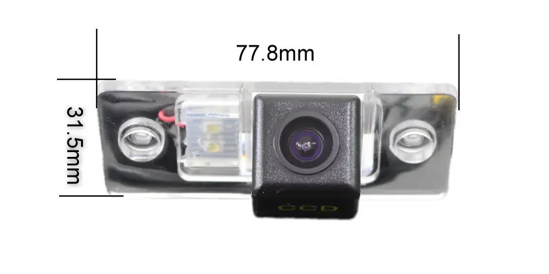 For Skoda Yeti Fabia 6Y 5J MG MK1 MK2 99~15 Car Camera Reversing Reverse Camera rear view camera HD CCD Night Vision Waterproof (4)