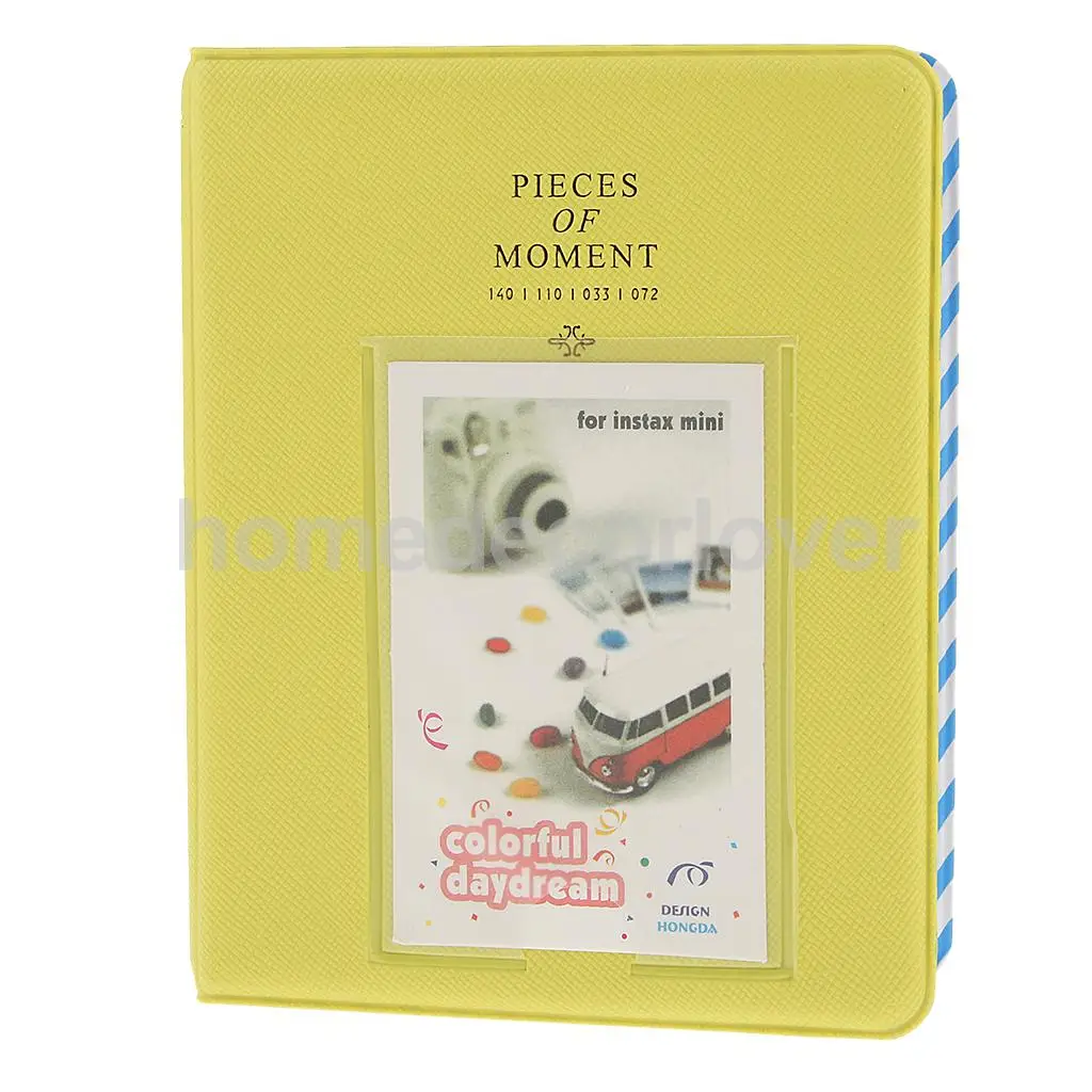 

Photo Album Namecard Picture Storage Case Holder Mini Film Book 64 Photos Pockets for Fujifilm Instax