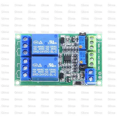 Уникальный DC 24 V 2 канала Компаратор напряжения точный LM393 модуль | Электроника