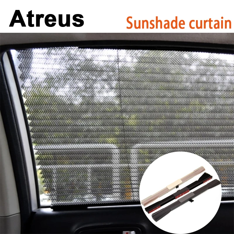 

Atreus For Mitsubishi ASX Suzuki Subaru Acura Jeep Fiat 500 Hyundai Solaris Car Window Folding Movable Sunshade Curtain Sticker