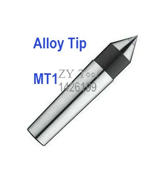 

Lathes Tailstock Machine Tool MT1 Morse Taper Alloy Solid Dead Center Drilling Lathe machine Support the Tailstock End