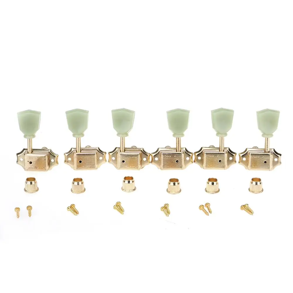 

Wilkinson 3L3R Deluxe Vintage Keystone Style Guitar Tuners Machine Heads Tuning Pegs Keys Set for Gibson or Epiphone Les Paul