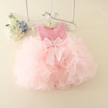 

Cute Cotton Girls Dresses 2018 New Arrival Lace Ball Gown Dresses For Girls Fashion Solid Sleeveless Baby Girls Clothes