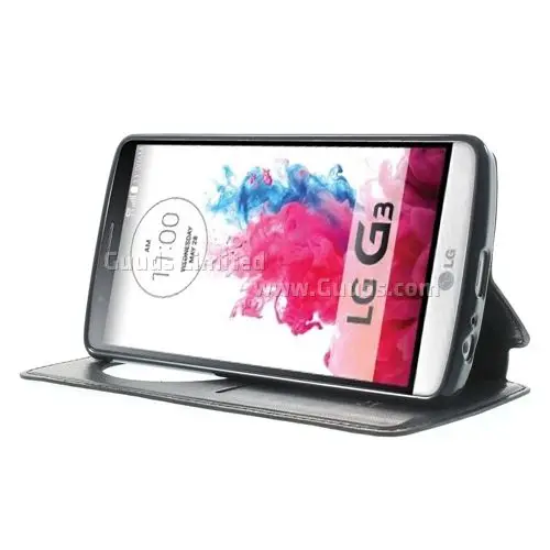 Roar Korea Noble Quick Circle Leather Flip Cover for LG G3 D850 D855 LS990 - Navy