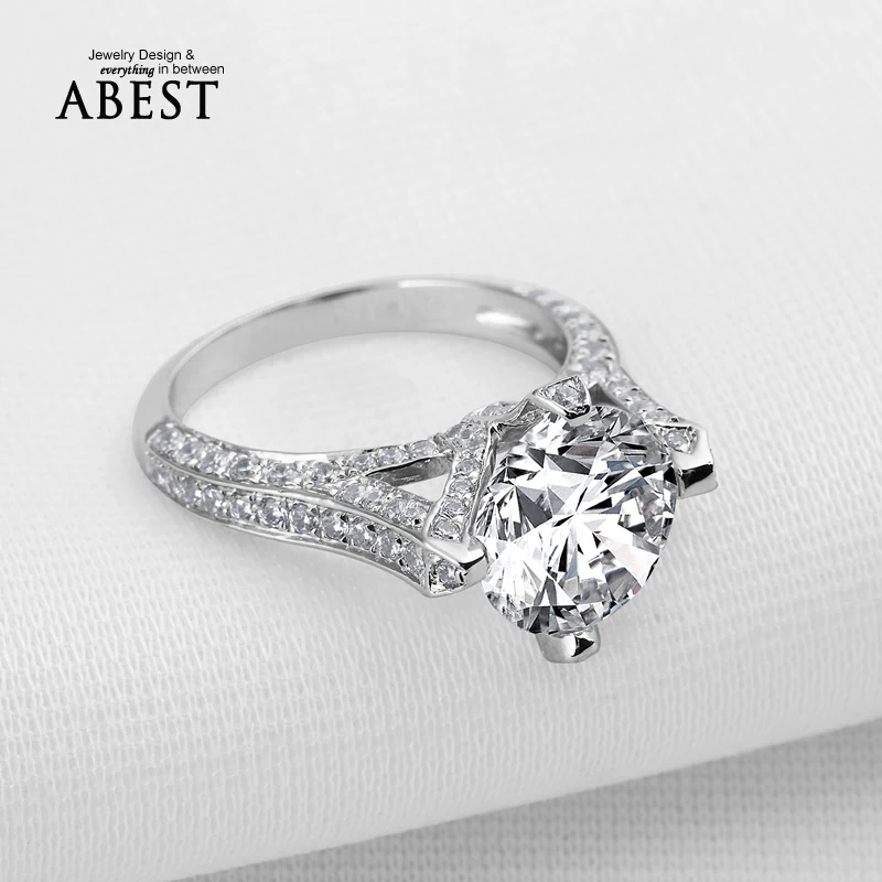 luxury real 925 sterling silver wedding ring elegant 35 carat crown engagement anillos women wedding anniversary ring size 410 - 25th Wedding Anniversary Rings luxury real 925 sterling silver wedding ring elegant 35 carat crown engagement anillos women wedding anniversary ring size 410 - 25th Wedding Anniversary Rings