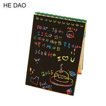

Scratch Note Black Cardboard Creative Diy Draw Sketch Notes For Kids Toy Notebook Zakka Material Escolar School Supplies