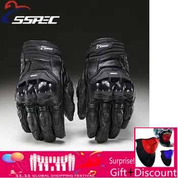 

SSPEC Hot selling motorcycle gloves moto racing gloves knight leather ride bike driving BMX ATV MTB bicycle cycling Motorbike