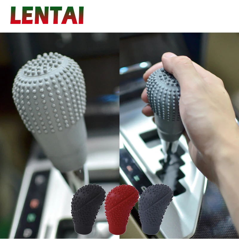 

EALEN 1PC Car Silicone Gear Shift Head Cover For Peugeot 307 308 207 407 Nissan Juke X-Trail Hyundai I30 Ix35 Accent Creta 2017