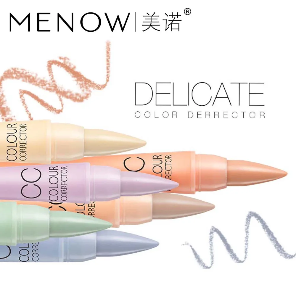 

MENOW Brand New 6 Colors /set Face CC Concealer Spot Removing Whitening Brighten Concealer Stick Cream Repair Pencil Cosmetic
