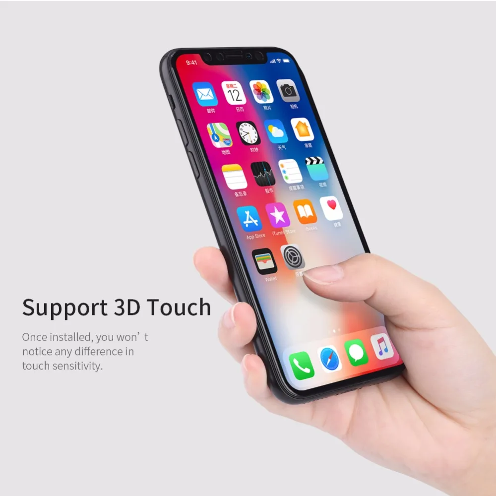 10 шт./лот оптовая продажа Nillkin для iPhone XS защита экрана мягкий край удивительная AP +
