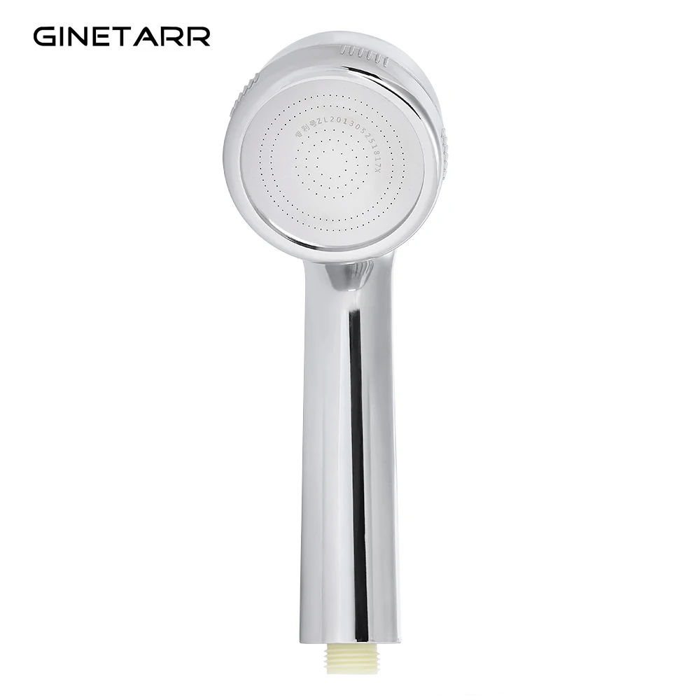 Plated Chrome Pressure Boosting Water saving Handheld Shower