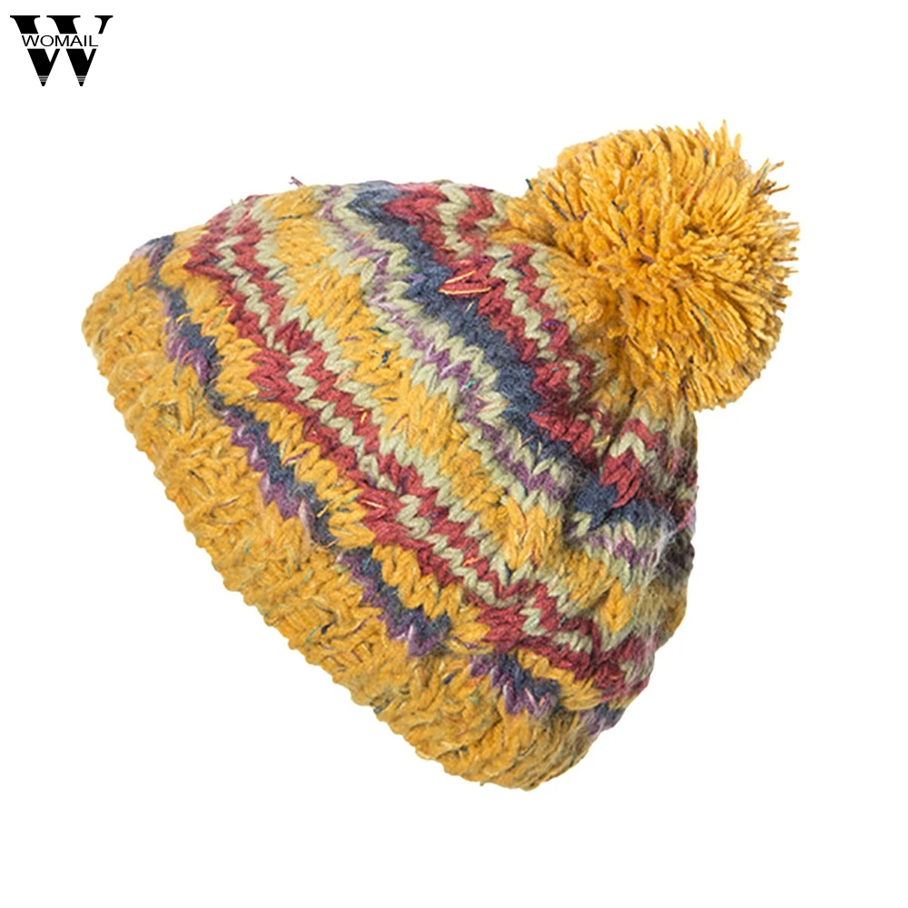 women's cable knit bobble hat