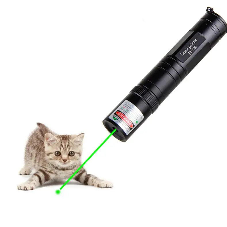 Новая Горячая 1 мВт зеленая лазерная ручка мощная лазерная указка удаленный лазер охотничий лазерный сверлильный фонарик без батареи - Цвет: Зеленый