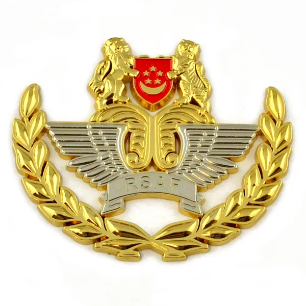 Пользовательские RSAF 3D мягкий штифт эмали, позолоченный, Россия стиль